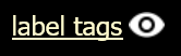 label tags button